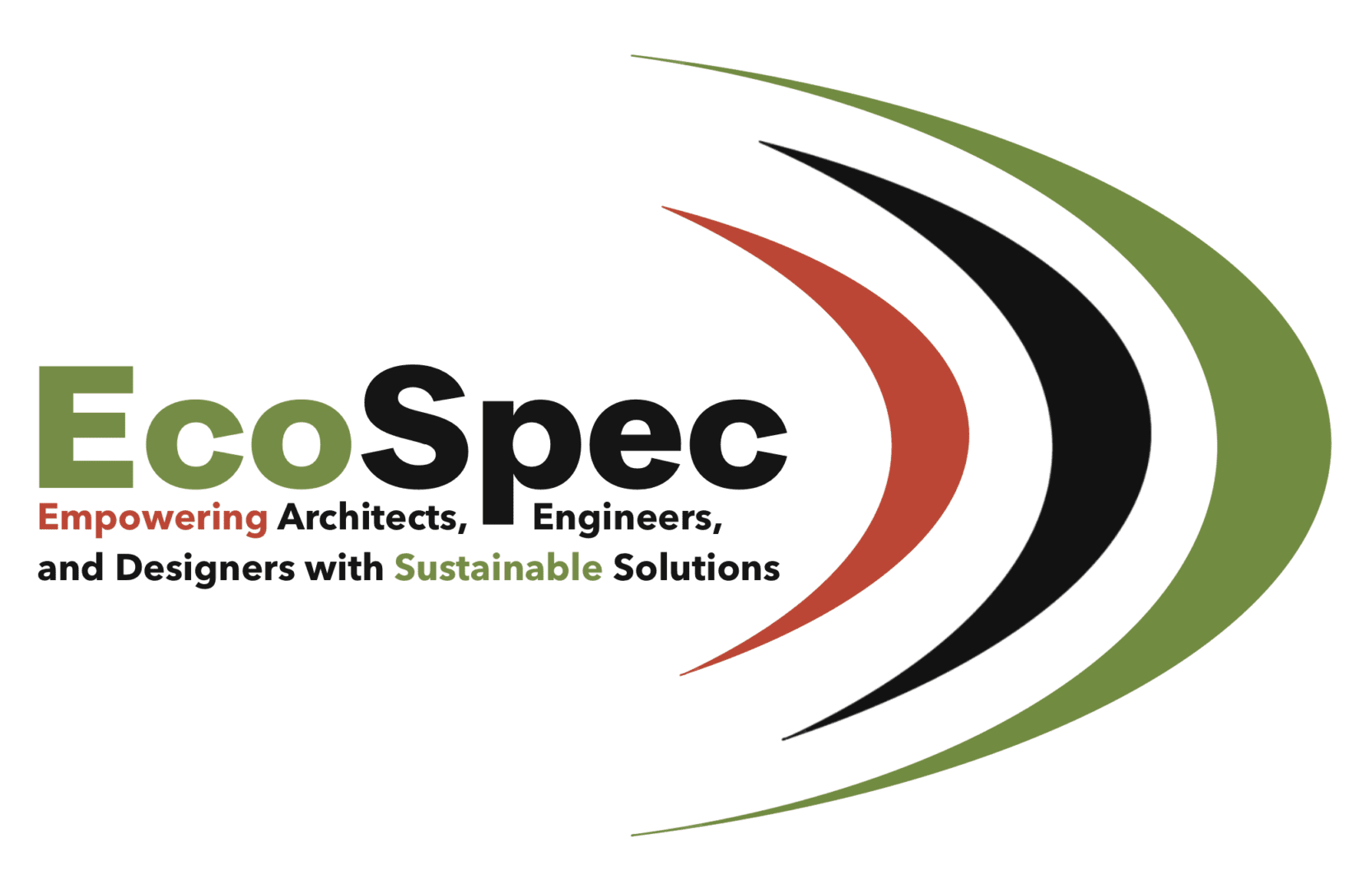 Light Background Eco-Spec Long Logo With Words