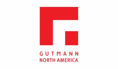 Logo of Gutmann North America with a stylized red 'G'.