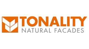 Logo for Tonality Natural Facial Care in orange and gray.